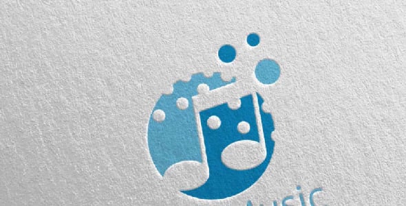 Шаблон логотипа на тему графика