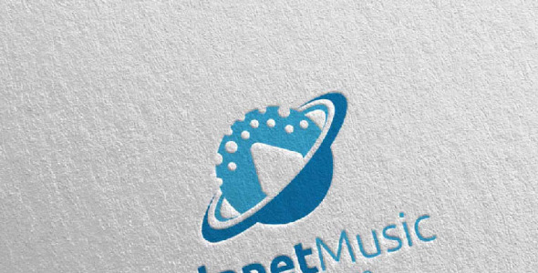 Шаблон логотипа на тему графика