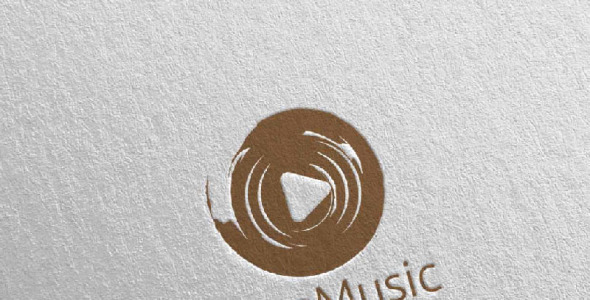 Шаблон логотипа на тему графика