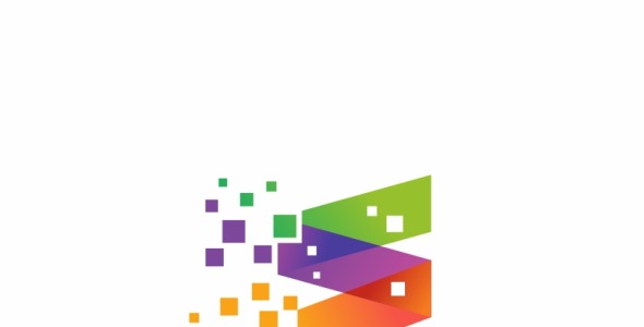 Шаблон логотипа на тему графика