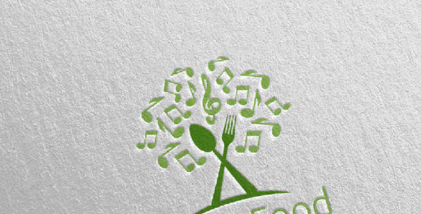 Шаблон логотипа на тему графика