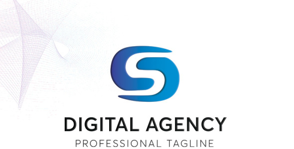 Шаблон логотипа на тему графика