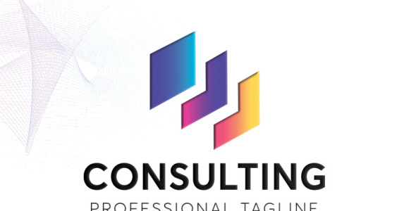 Шаблон логотипа на тему графика