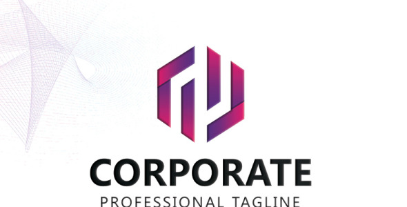 Шаблон логотипа на тему графика