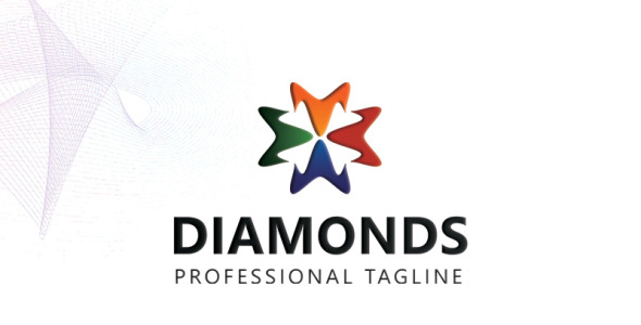 Шаблон логотипа на тему графика