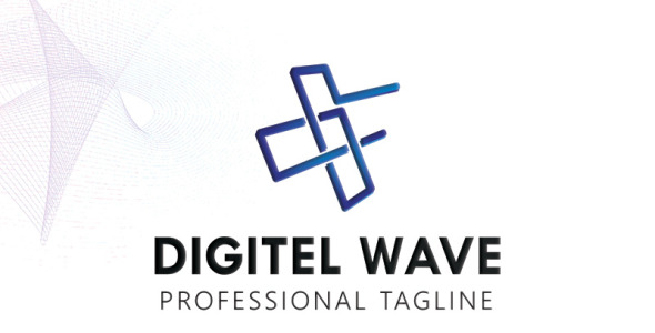 Шаблон логотипа на тему графика