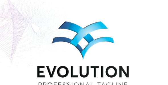 Шаблон логотипа на тему графика