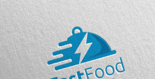 Шаблон логотипа на тему графика