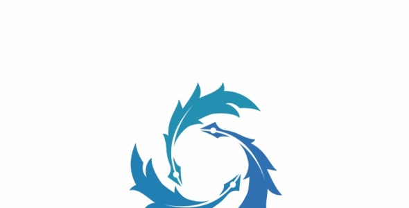 Шаблон логотипа на тему графика