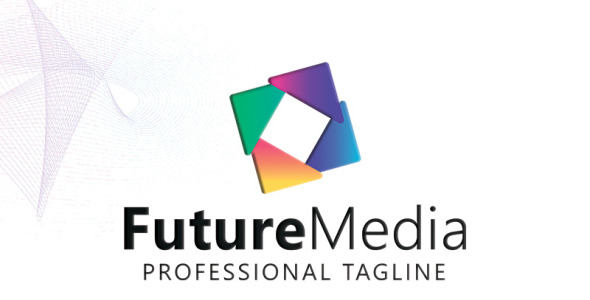 Шаблон логотипа на тему графика