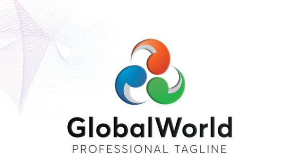 Шаблон логотипа на тему графика