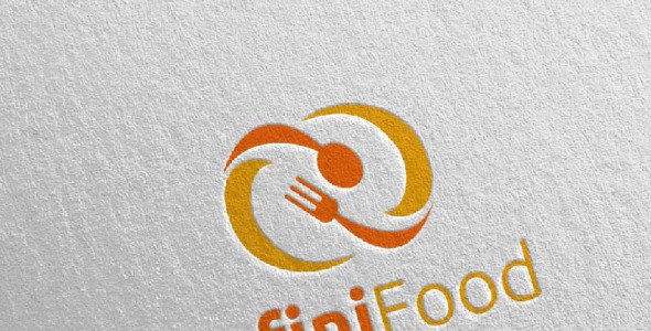 Шаблон логотипа на тему графика