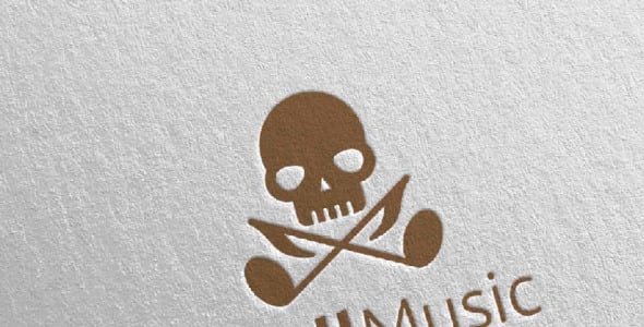 Шаблон логотипа на тему графика