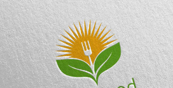 Шаблон логотипа на тему графика