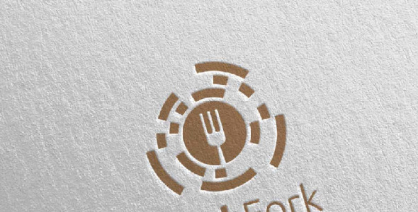 Шаблон логотипа на тему графика