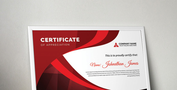 Шаблон сертификата на тему графика