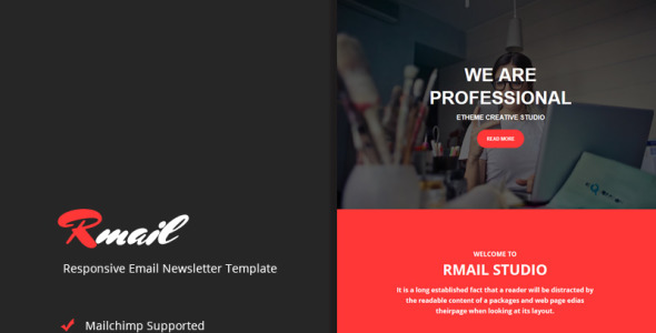 адаптивный шаблон электронной рассылки новостей