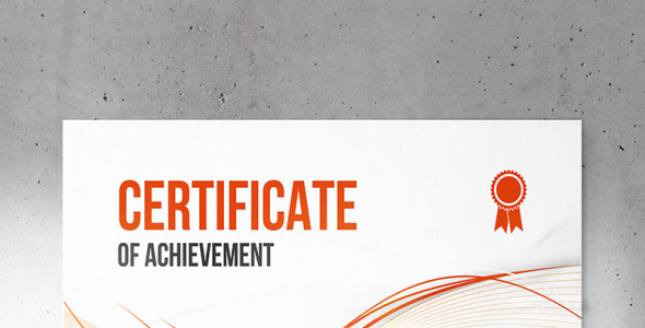 Шаблон сертификата на тему графика