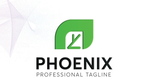 Шаблон логотипа на тему графика