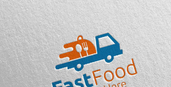 Шаблон логотипа на тему графика