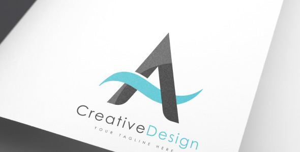 Шаблон логотипа на тему графика