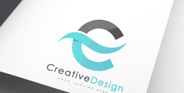 Шаблон логотипа на тему графика