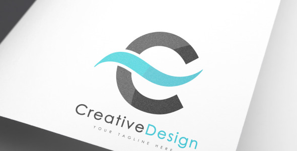 Шаблон логотипа на тему графика