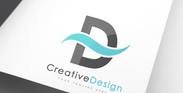 Шаблон логотипа на тему графика