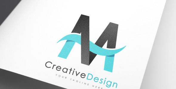 Шаблон логотипа на тему графика