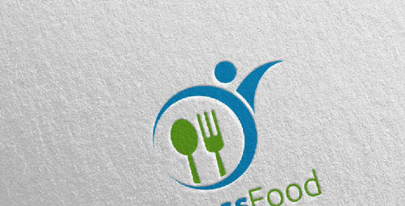 Шаблон логотипа на тему графика