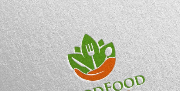 Шаблон логотипа на тему графика