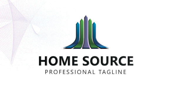 Шаблон логотипа на тему графика