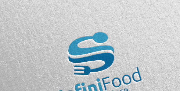 Шаблон логотипа на тему графика