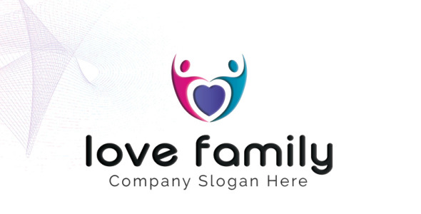 Шаблон логотипа на тему графика