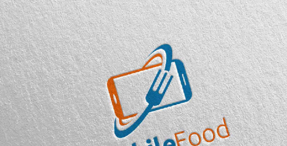 Шаблон логотипа на тему графика