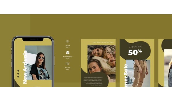 Шаблон для соцсетей на тему графика