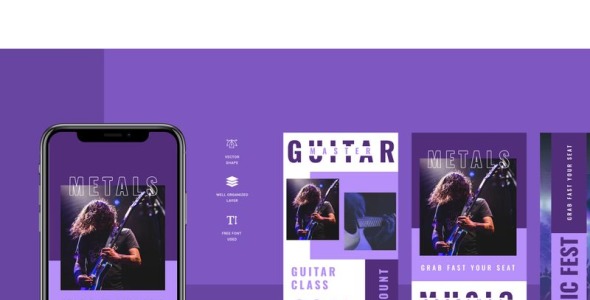 Шаблон для соцсетей на тему графика