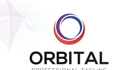 Шаблон логотипа на тему графика