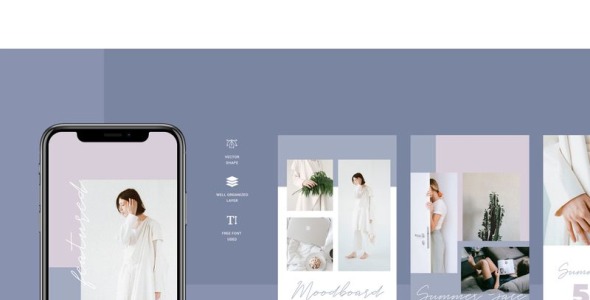 Шаблон для соцсетей на тему графика