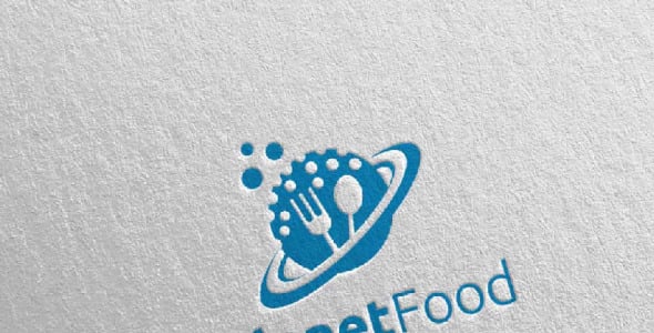 Шаблон логотипа на тему графика