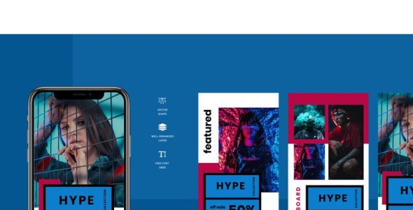 Шаблон для соцсетей на тему графика