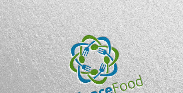 Шаблон логотипа на тему графика