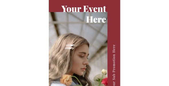 Шаблон для соцсетей на тему графика