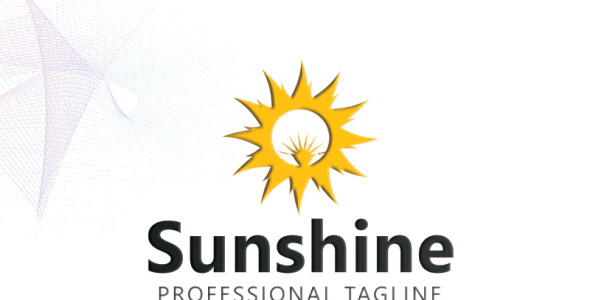 Шаблон логотипа на тему графика