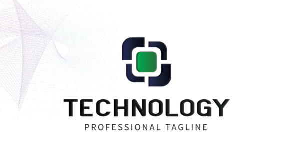 Шаблон логотипа на тему графика