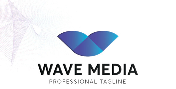 Шаблон логотипа на тему графика