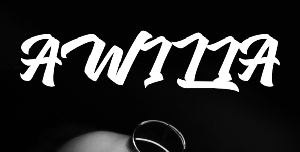 Шрифт на тему графика