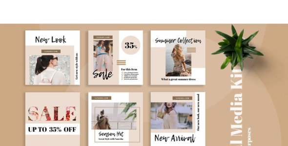 Шаблон для соцсетей на тему графика