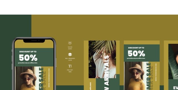 Шаблон для соцсетей на тему графика