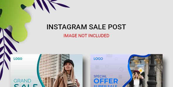 Шаблон для соцсетей на тему графика